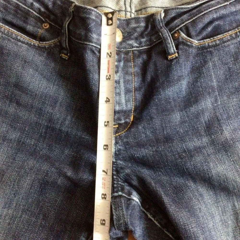 Banana Republic Womens Urban Boot Cut Jeans Dark Wash Size 04 Mid‎ Rise